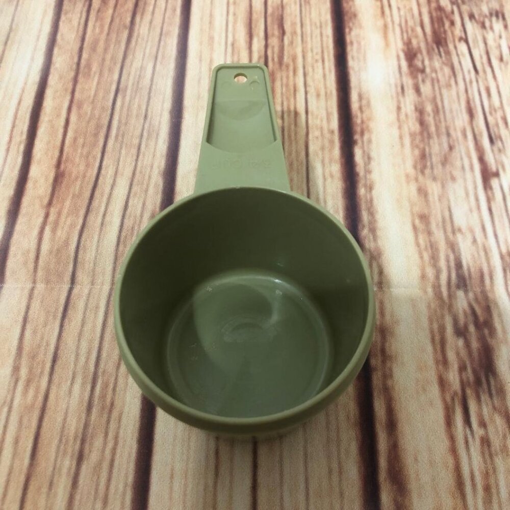 Vintage Tupperware Avocado Green Nesting Measuring Cup 3/4 CUP Replacement 762-5